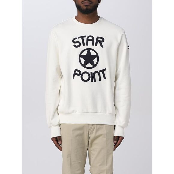 Star Point Sweatshirt Men White - Picture 1 of 3
